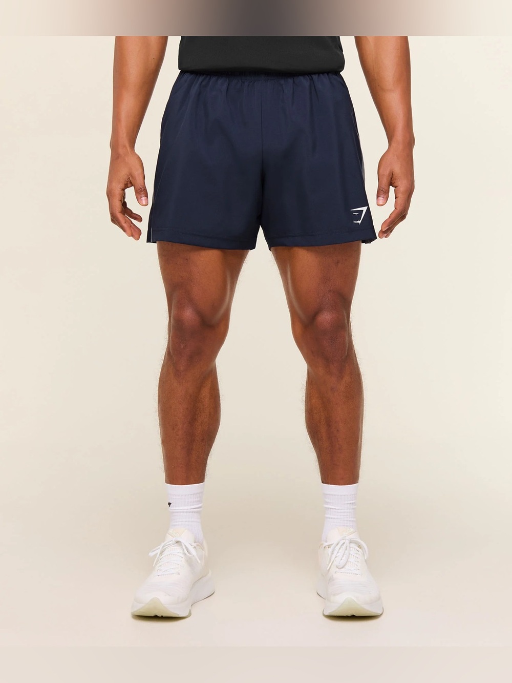 Gymshark Arrival 5” Shorts Navy Blue Men’s Size S Drawstring Workout